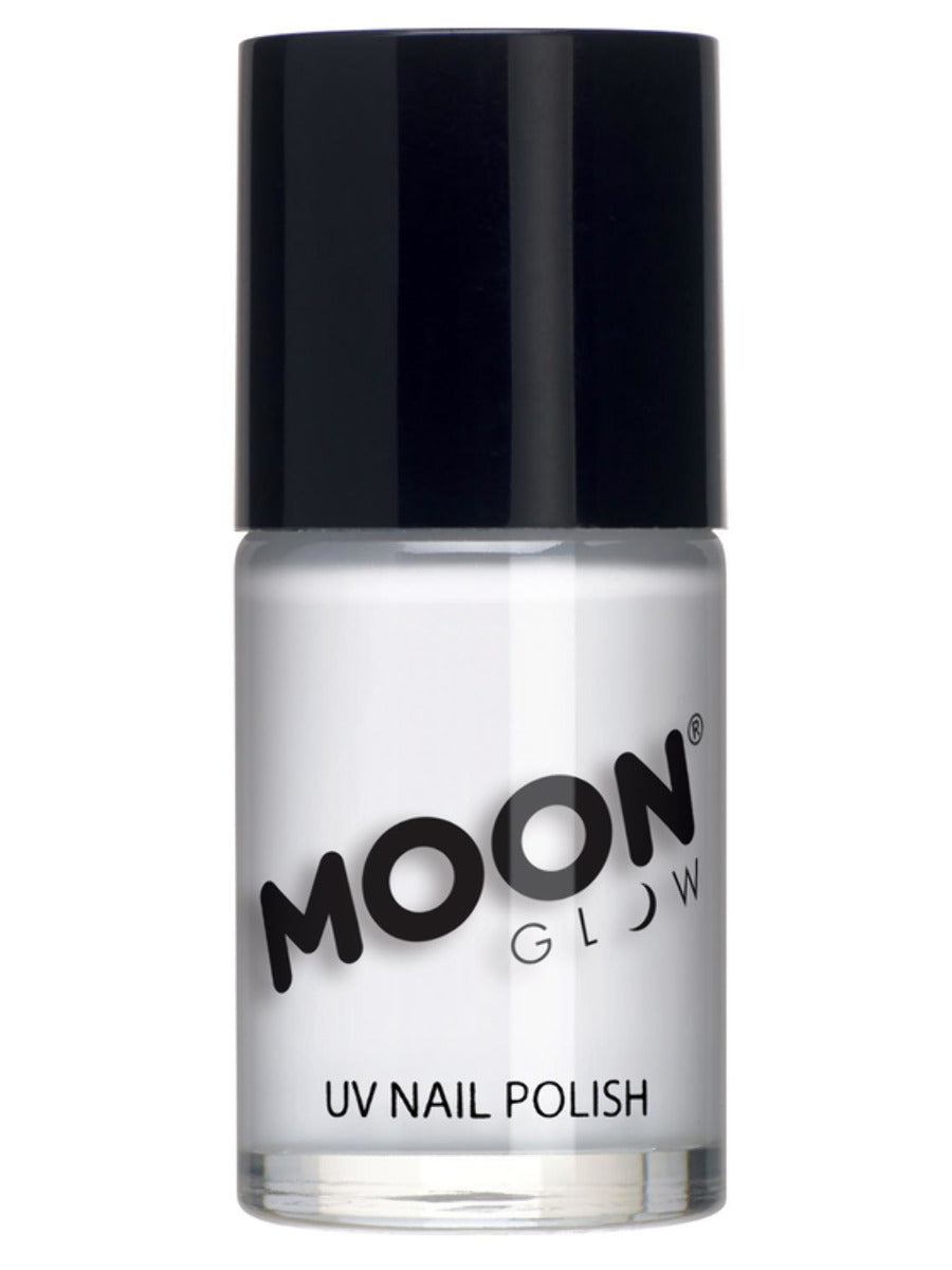 Moon Glow Intense Neon UV Nail Polish, White, Single, 14ml