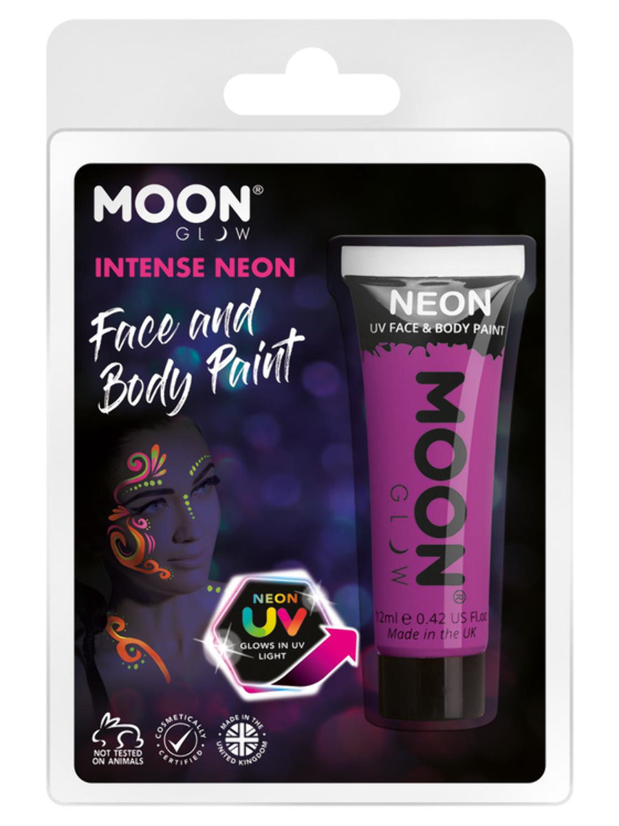 Moon Glow Intense Neon UV Face Paint, Instense Pur, Clamshell, 12ml