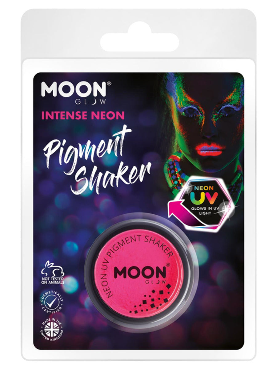 Moon Glow Intense Neon UV Pigment Shakers, Clamshell, 4.2g - Intense Pink