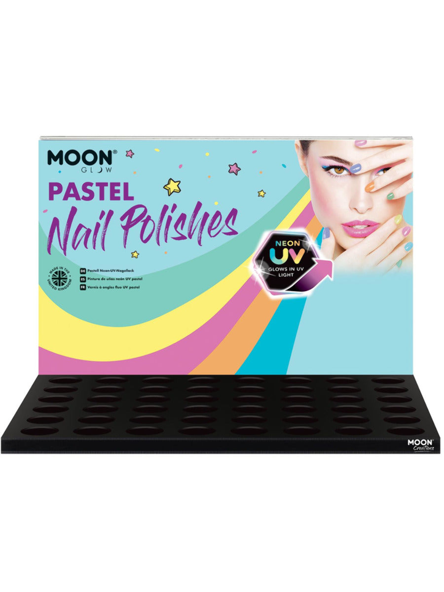 Moon Glow Pastel Neon UV Nail Polish, Pastel CDU (no stock)