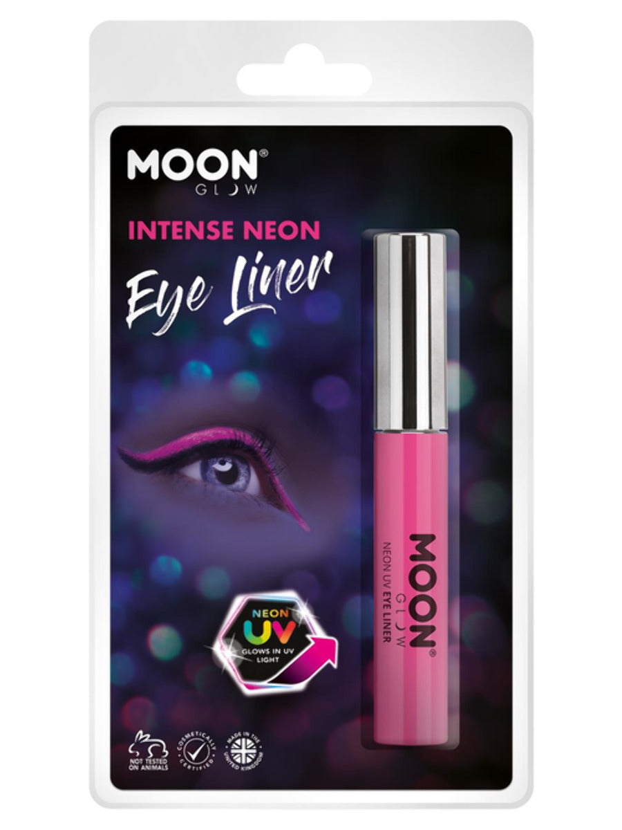 Moon Glow Intense Neon UV Eye Liner, Intense Pink, Clamshell, 10ml