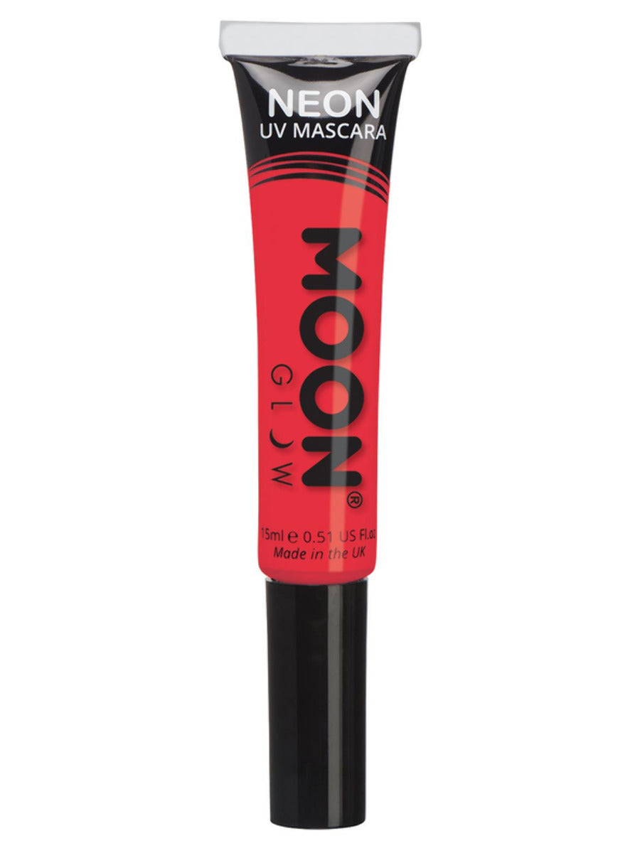 Moon Glow Intense Neon UV Mascara, Intense Red, Single, 15ml