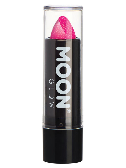 Moon Glow - Neon UV Glitter Lipstick, Magenta, 4.2g Single