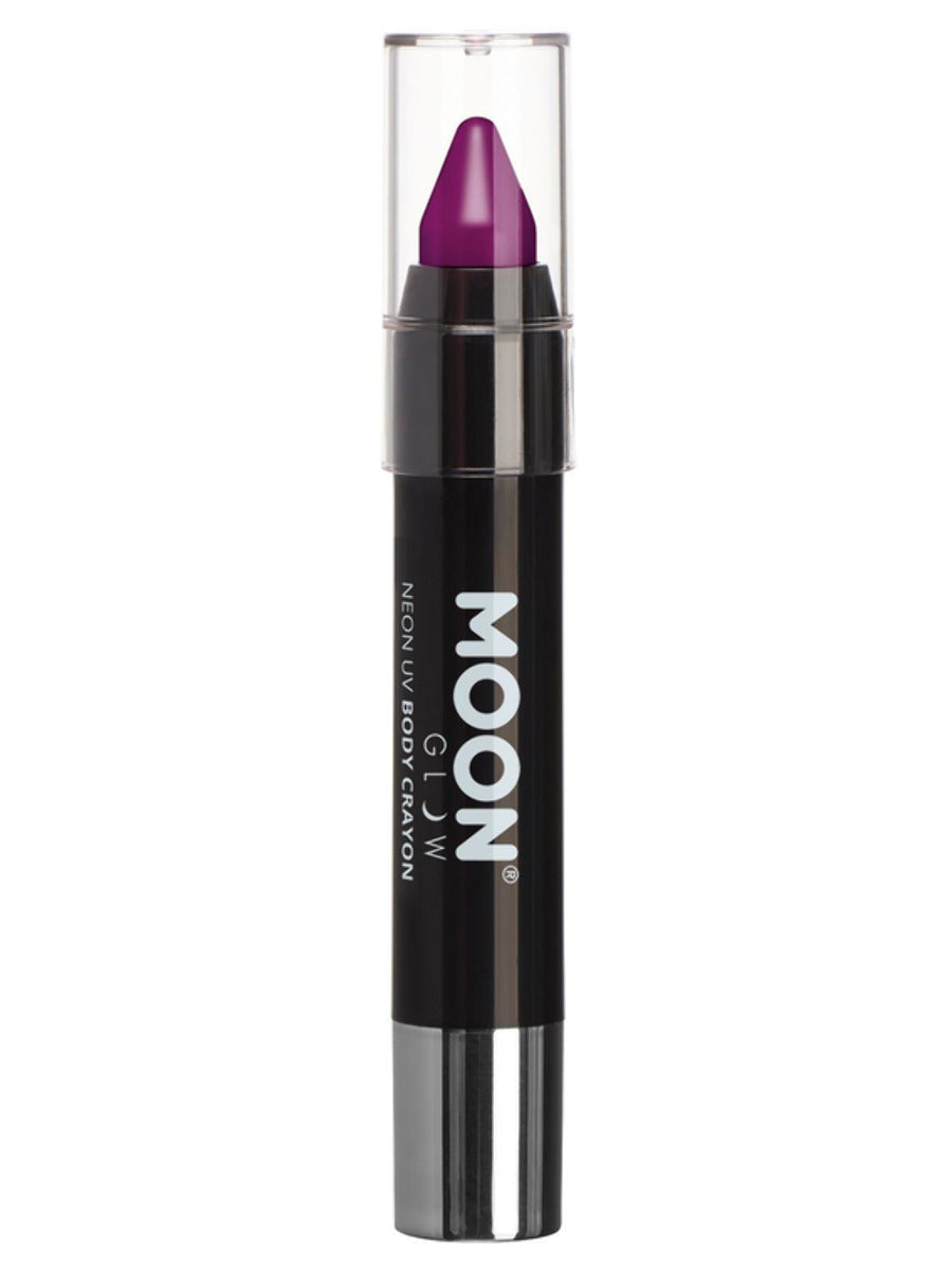 Moon Glow Intense Neon UV Body Crayons, Intense Pu, Single, 3.2g