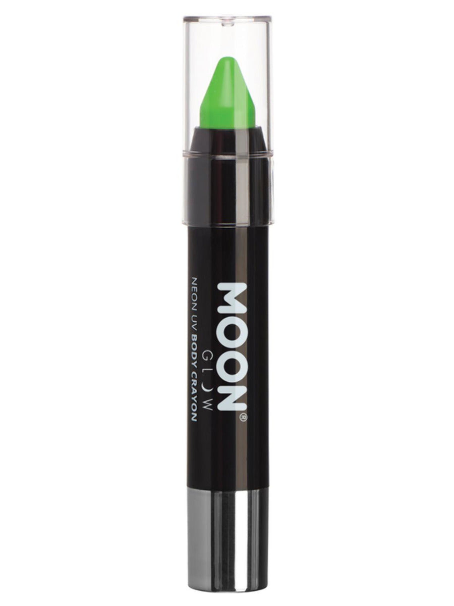 Moon Glow Pastel Neon UV Body Crayons, Pastel Gree, Single, 3.2g