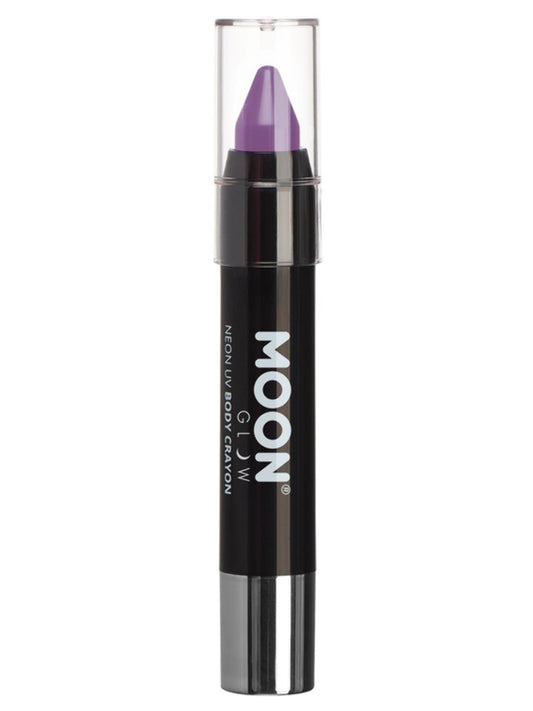 Moon Glow Pastel Neon UV Body Crayons, Pastel Lila, Single, 3.2g