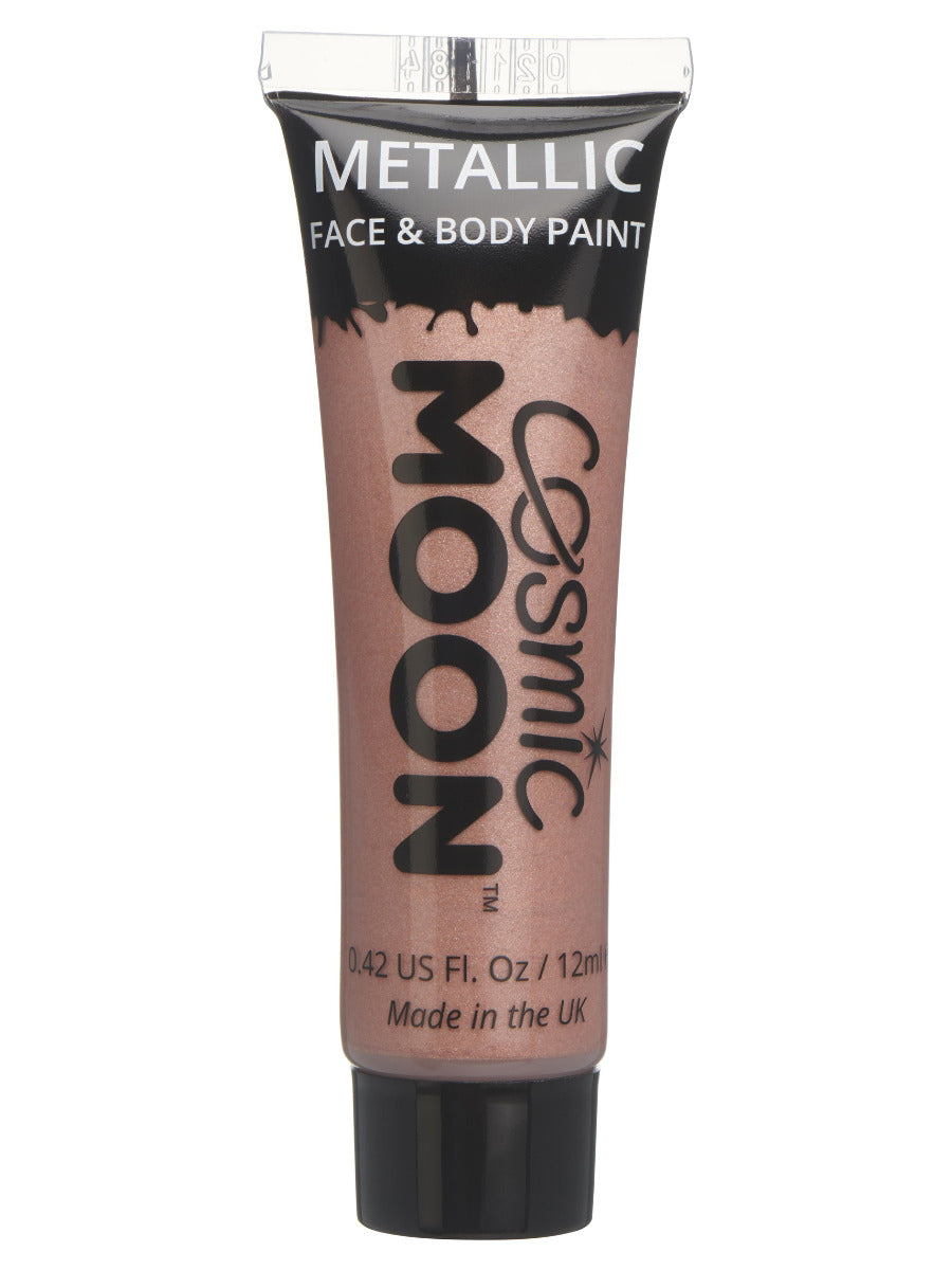 Cosmic Moon Metallic Face & Body Paint, Rose Gold, Single, 12ml