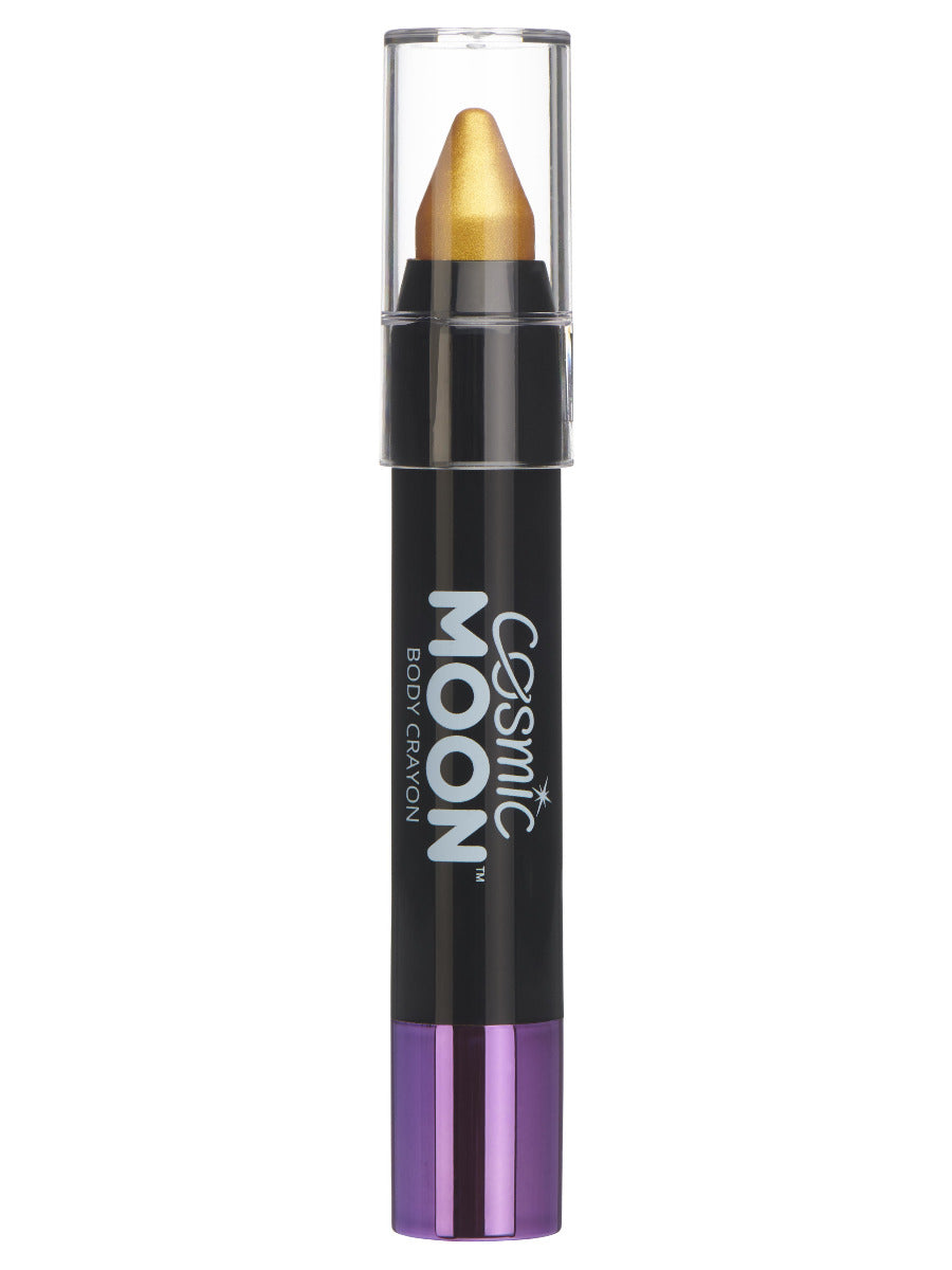 Cosmic Moon Metallic Body Crayon, Gold, Single, 3.2g