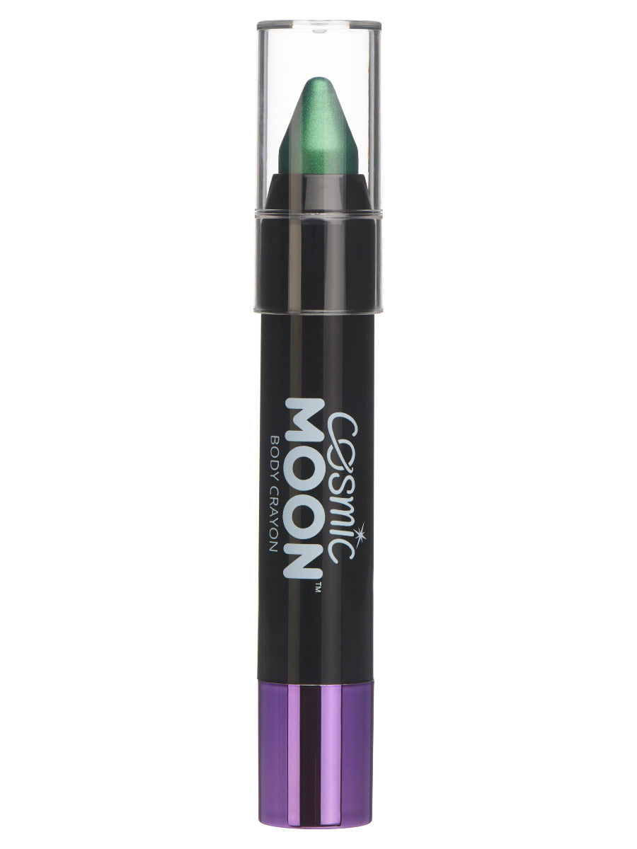 Cosmic Moon Metallic Body Crayons, Green, Single, 3.2g