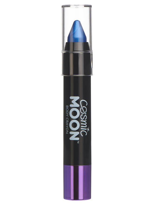 Cosmic Moon Metallic Body Crayons, Blue, Single, 3.2g