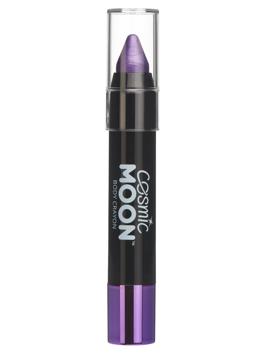 Cosmic Moon Metallic Body Crayons, Purple, Single, 3.2g