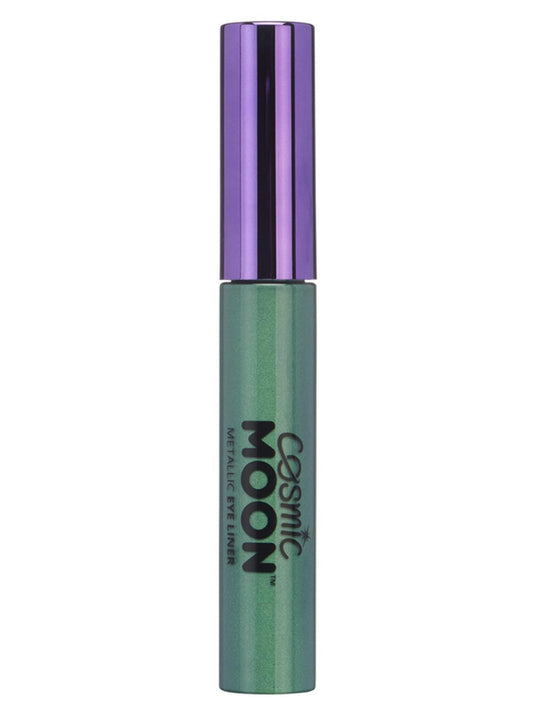 Cosmic Moon Metallic Eye Liner, Green, Single, 10ml