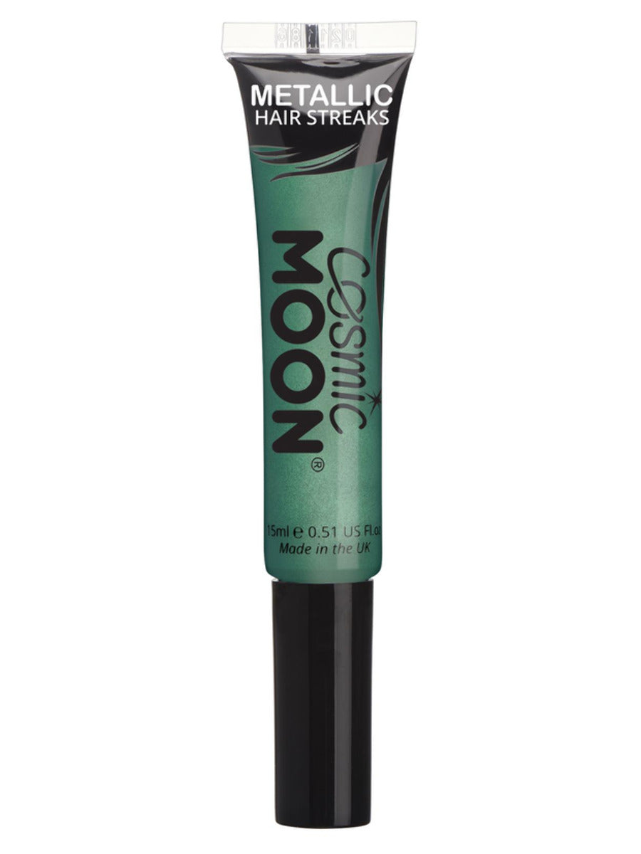 Cosmic Moon Metallic Hair Streaks, Green, Single, 15ml