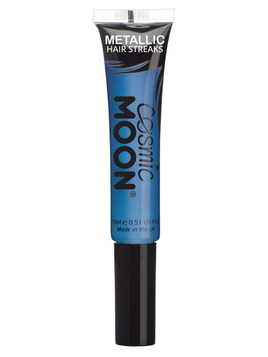 Cosmic Moon Metallic Hair Streaks, Blue, Single, 15ml