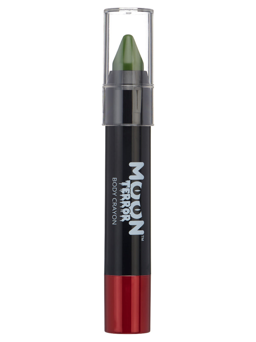 Moon Terror Halloween Body Crayons, Green, Single 3.2g