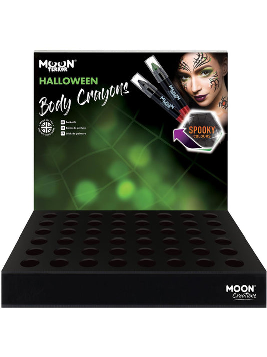 Moon Terror Halloween Body Crayons, Assorted, CDU (no stock)