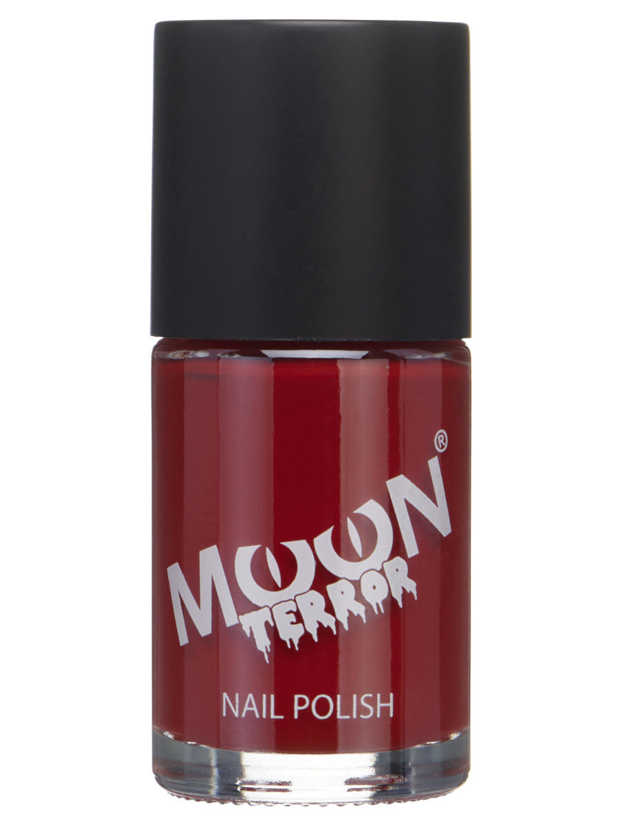 Moon Terror Halloween Nail Polish, Red, Single 14ml