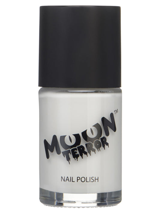 Moon Terror Halloween Nail Polish, White, Single 14ml