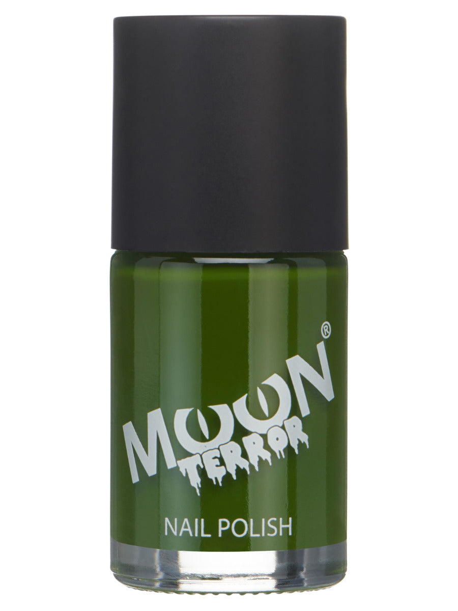 Moon Terror Halloween Nail Polish, Green, Single 14ml