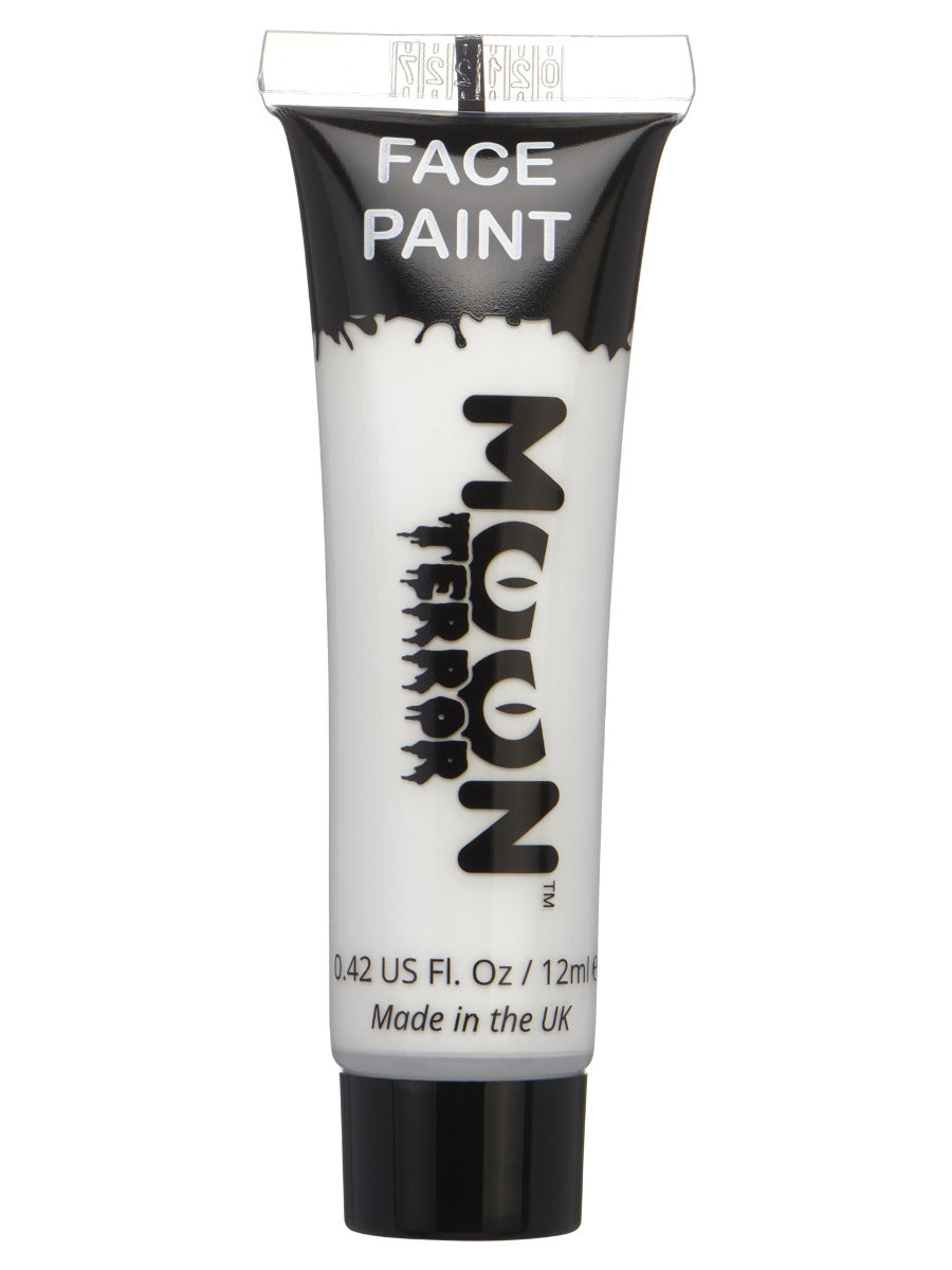 Moon Terror Halloween Face & Body Paint, White, Single 12ml