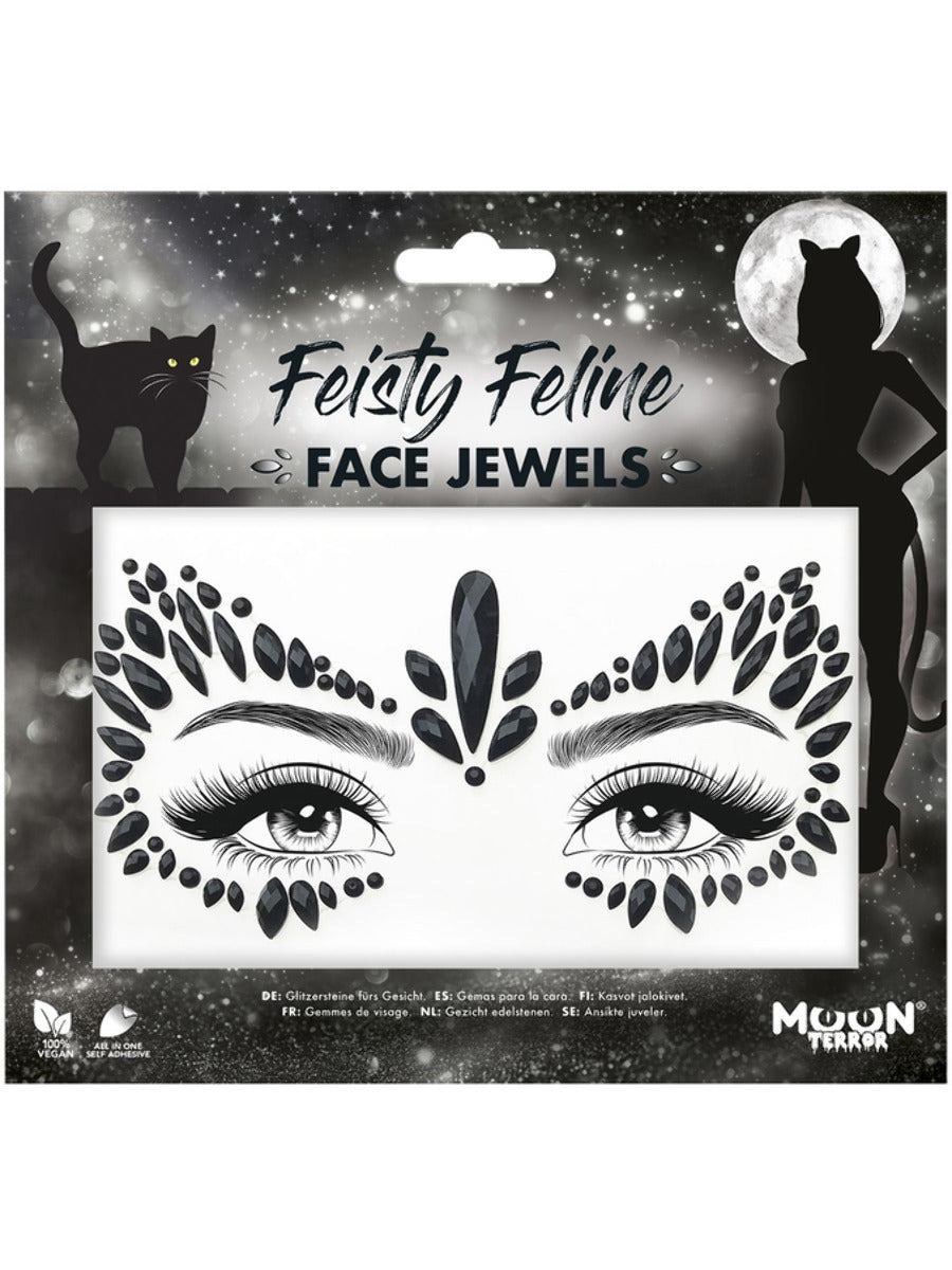 Moon Terror Face Jewels, Feisty Feline, 