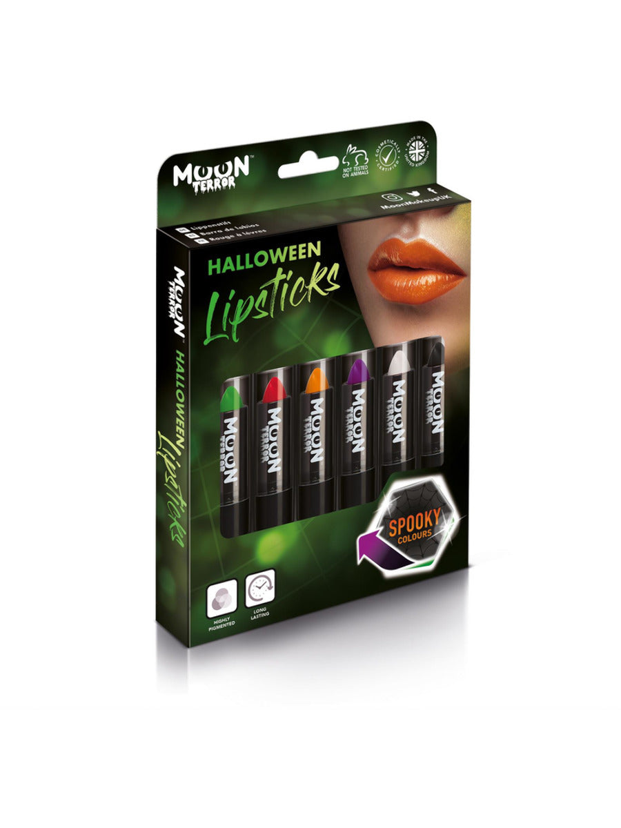 Moon Terror Halloween Lipstick, Assorted, Boxset 4.2g