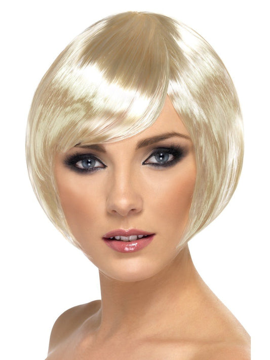 Babe Wig, Blonde, Short Bob with Fringe Wholesale