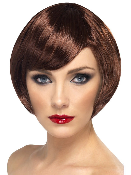 Babe Wig, Brown, Short Bob with Fringe Wholesale