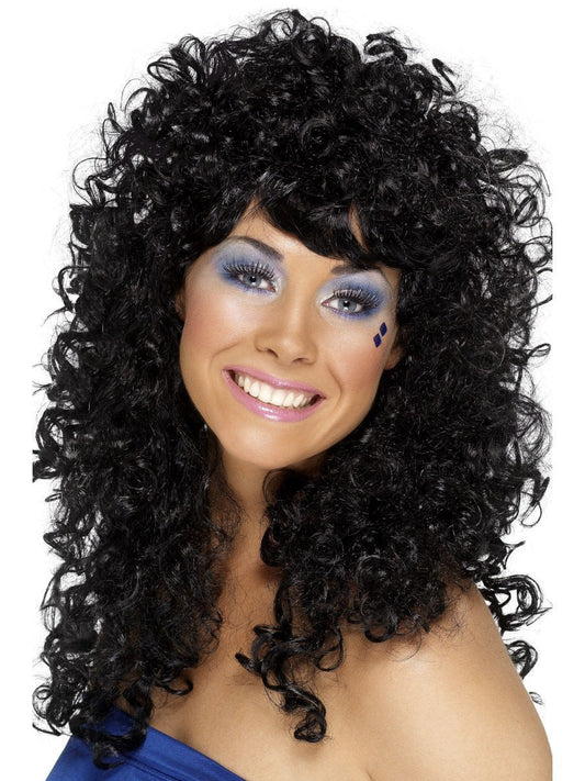 Boogie Babe Wig, Black Wholesale