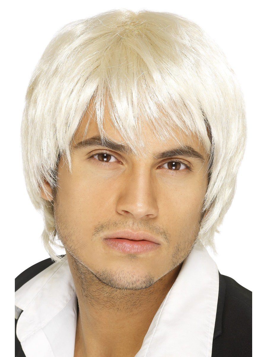 Boy Band Wig, Blonde Wholesale