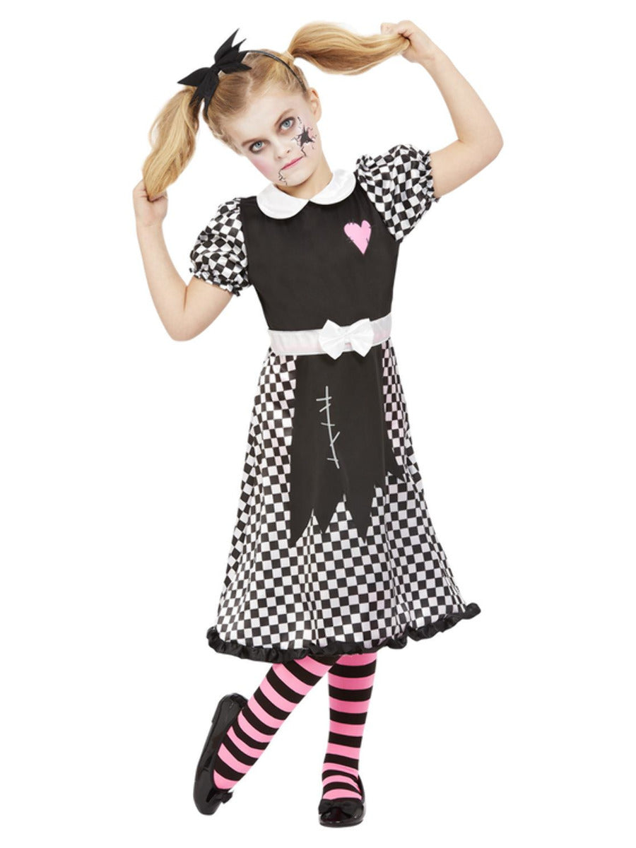 Broken Doll Costume Black White WHOLESALE Alternative 1