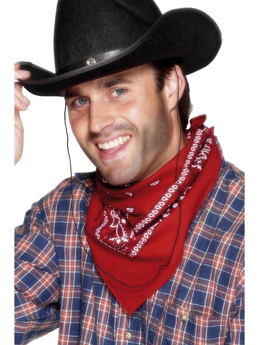 Cowboy Bandana, Red Wholesale