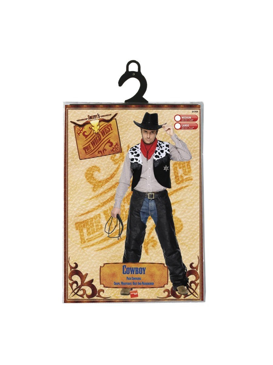 Cowboy Costume, Black Wholesale