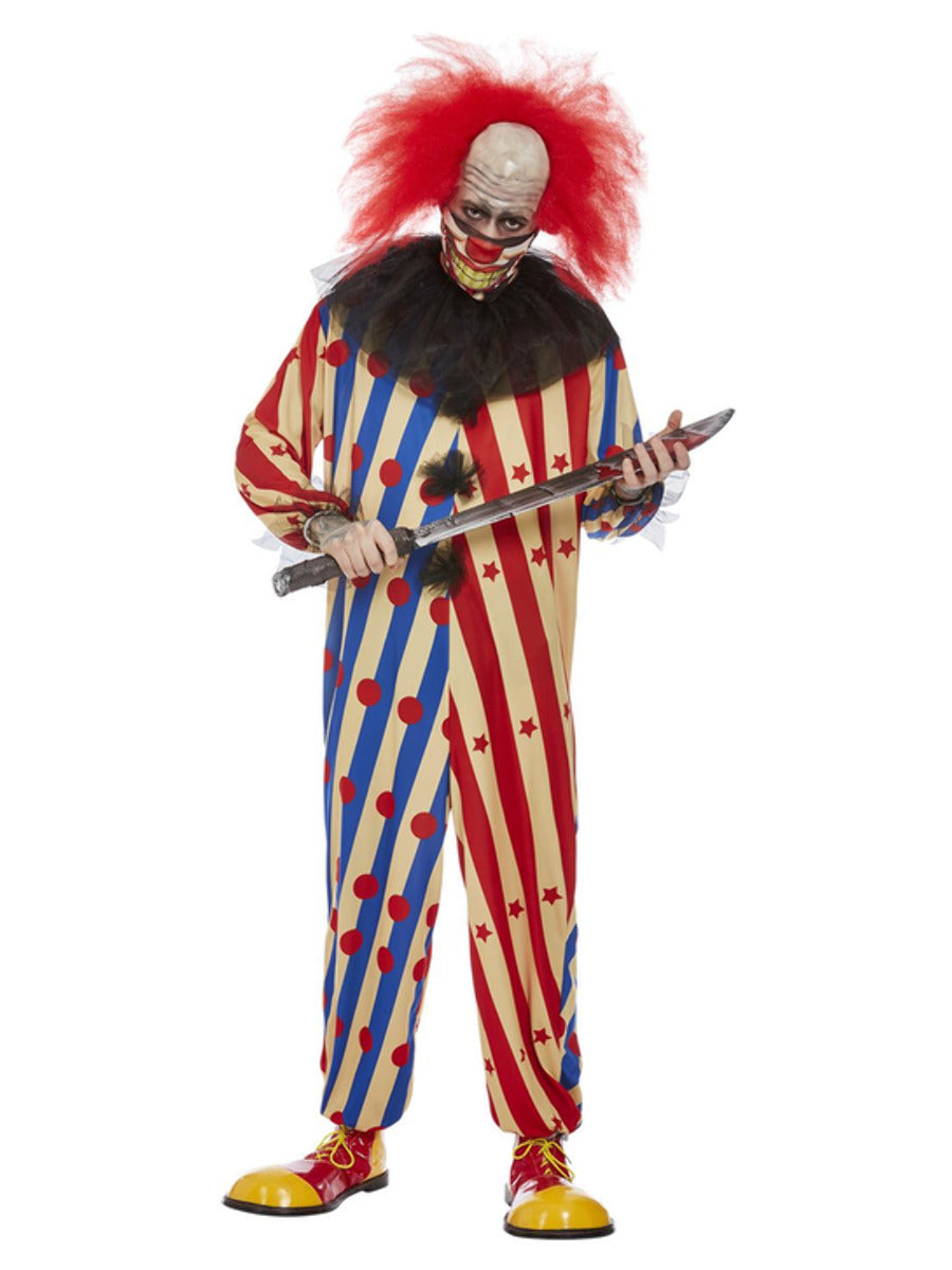 Creepy Clown Costume Red Blue WHOLESALE Alternative 1