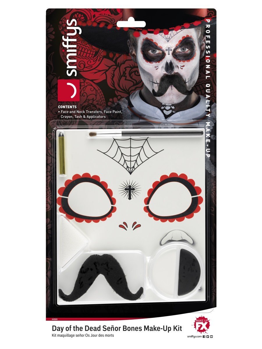 Day of the Dead Senor Bones Make-Up Kit Wholesale