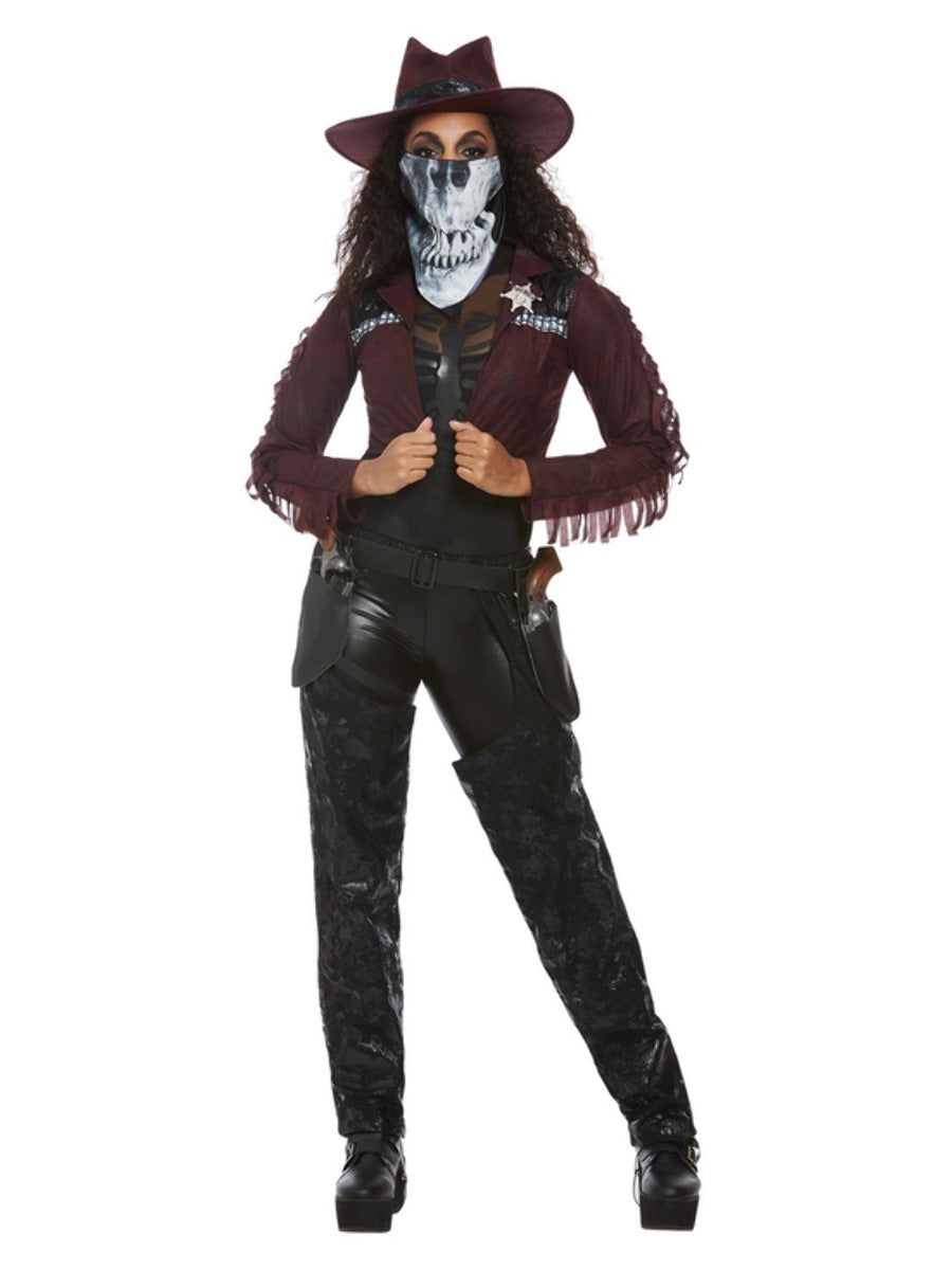 Deluxe Dark Spirit Western Cowgirl Costume WHOLESALE Alternative 1