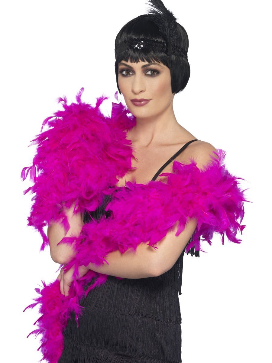 Deluxe Feather Boa, Fuchsia Wholesale