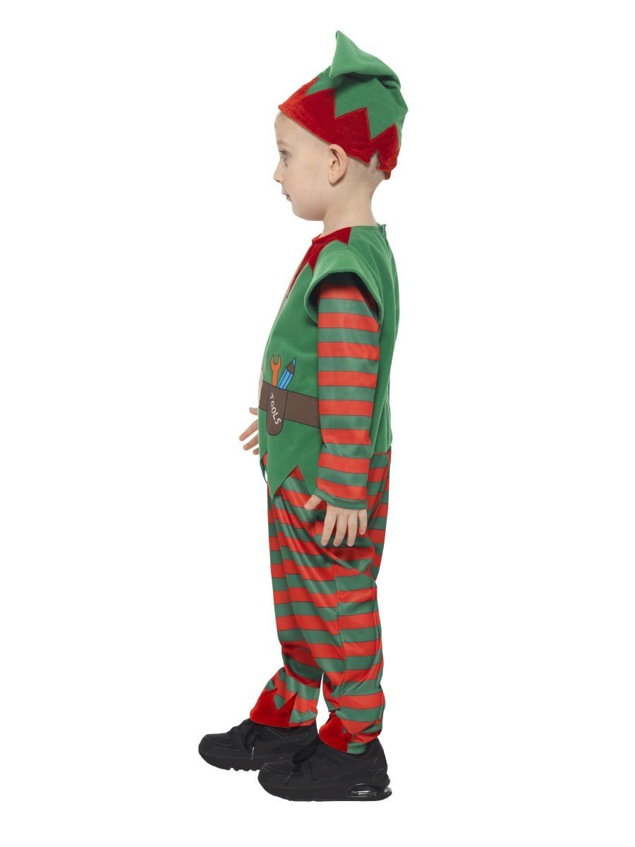 Elf Toddler Costume, Red & Green Wholesale