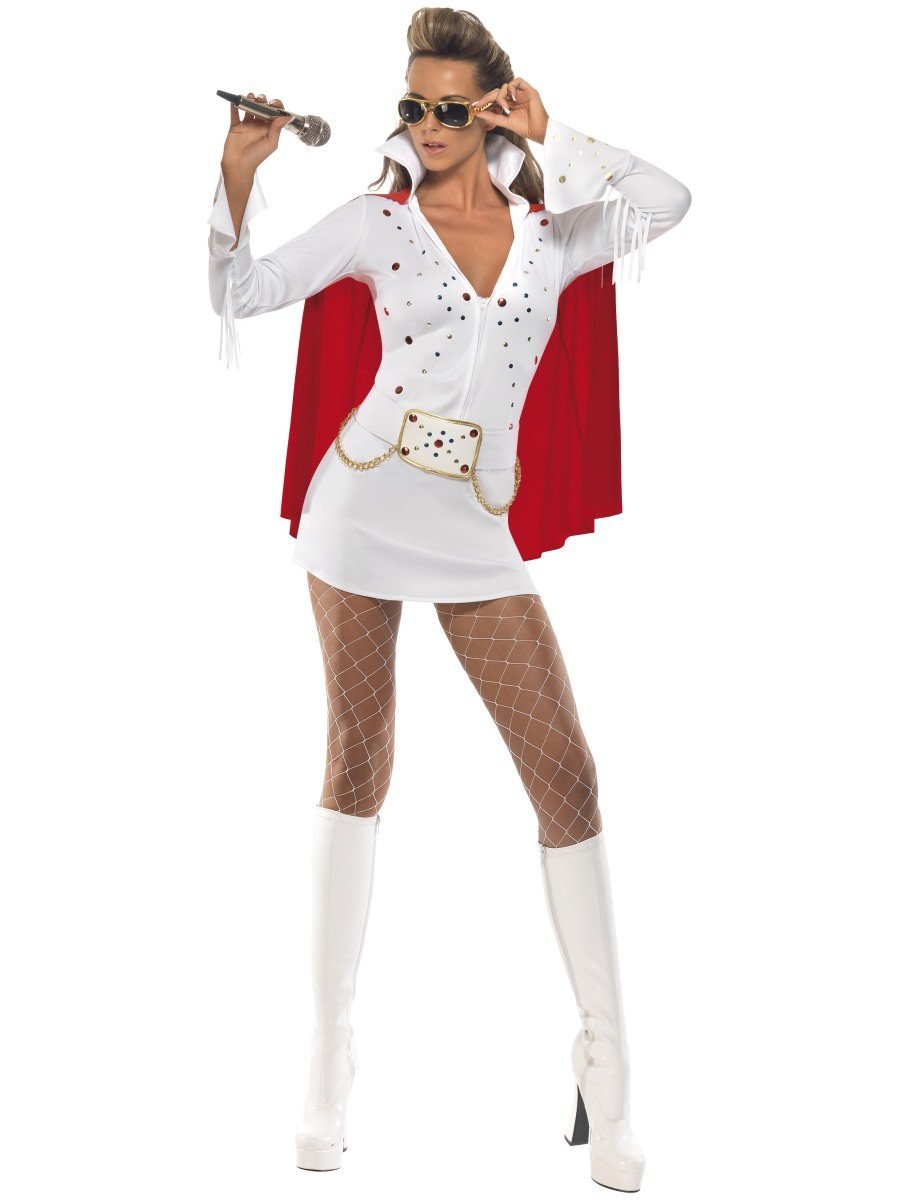 Elvis Viva Las Vegas Costume, White Wholesale