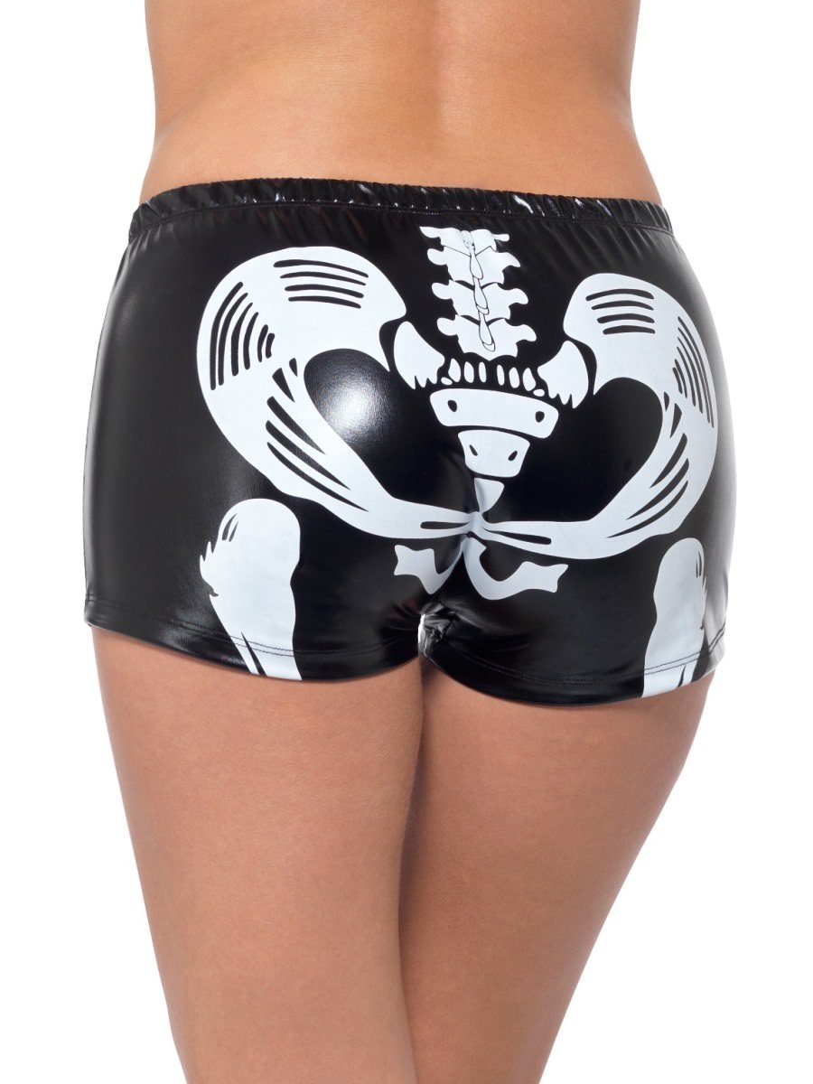 Fever Miss Skeleton Whiplash Hotpants Wholesale