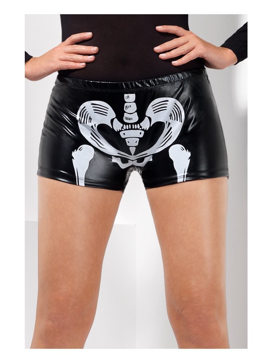 Fever Miss Skeleton Whiplash Hotpants Wholesale