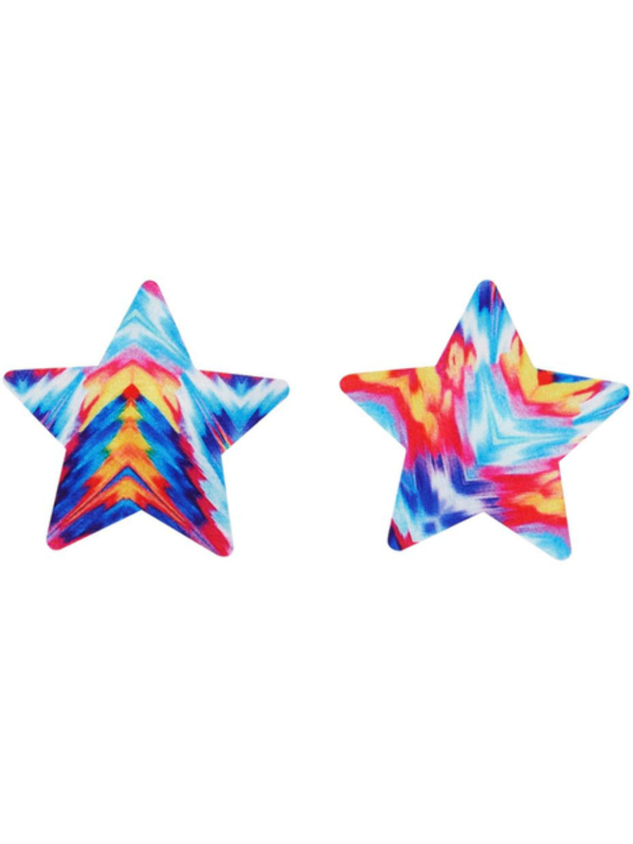 Fever Tie Dye Star Nipple Pasties WHOLESALE