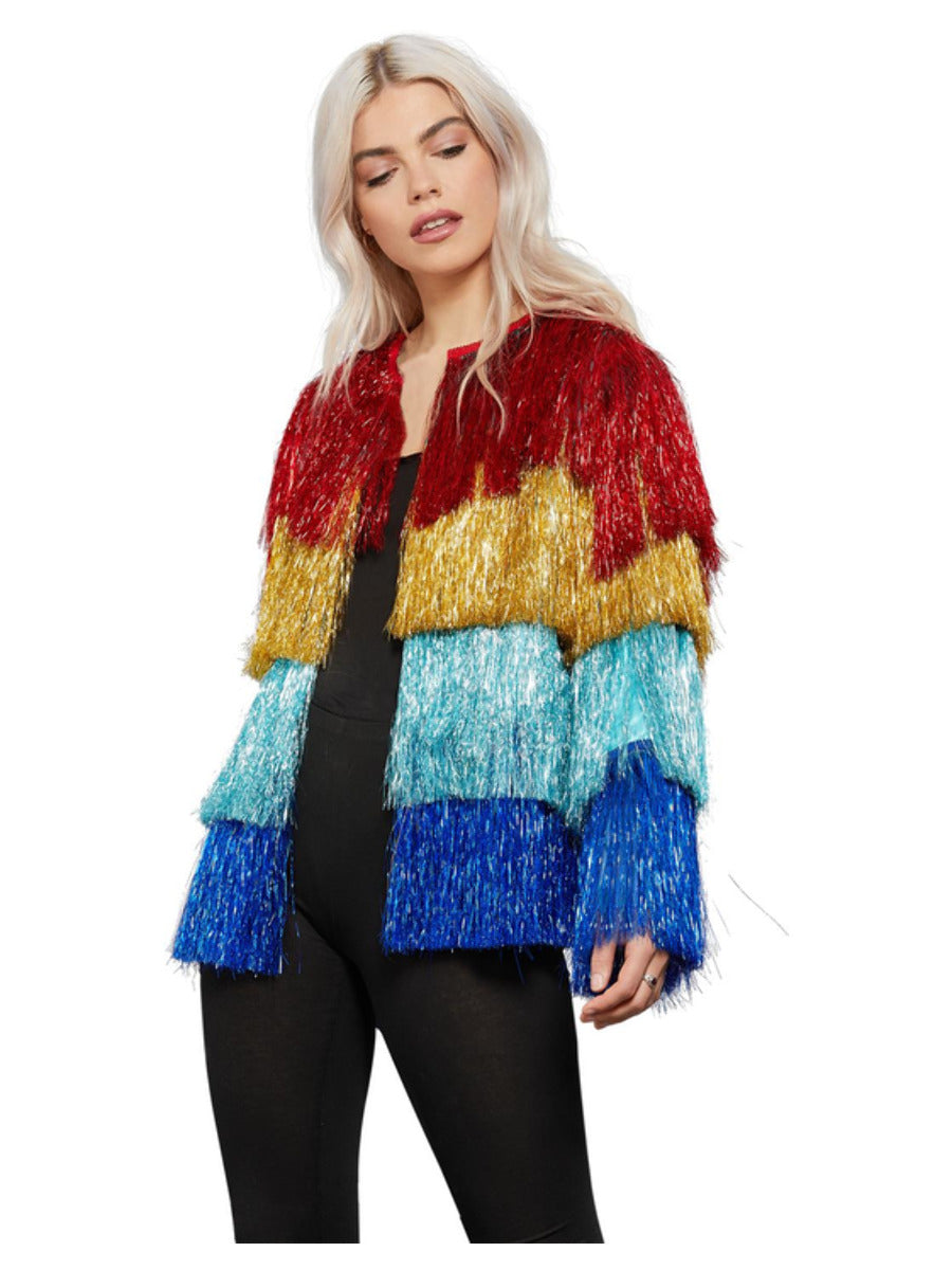 Fever Tinsel Festival Jacket Rainbow WHOLESALE Alternative 1