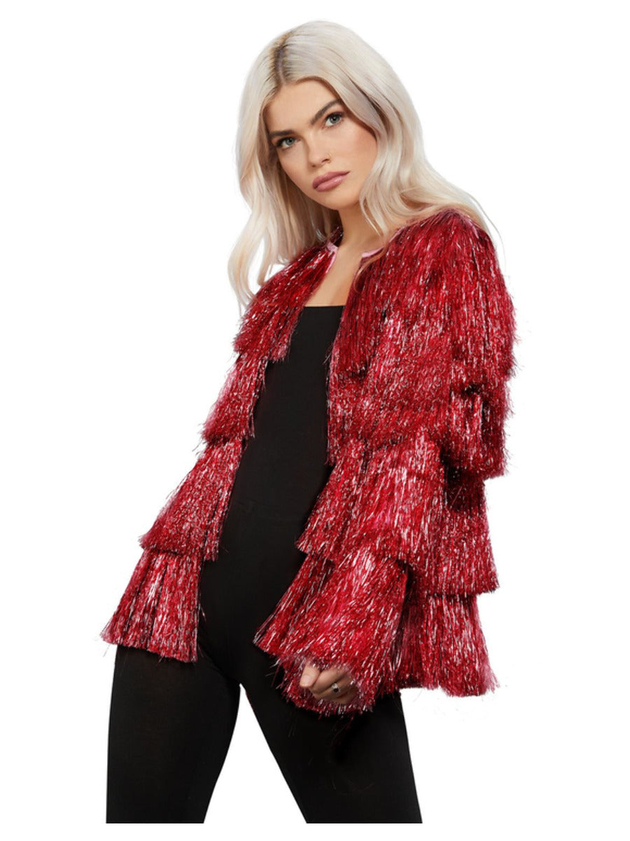 Fever Tinsel Festival Jacket Red WHOLESALE Alternative 1