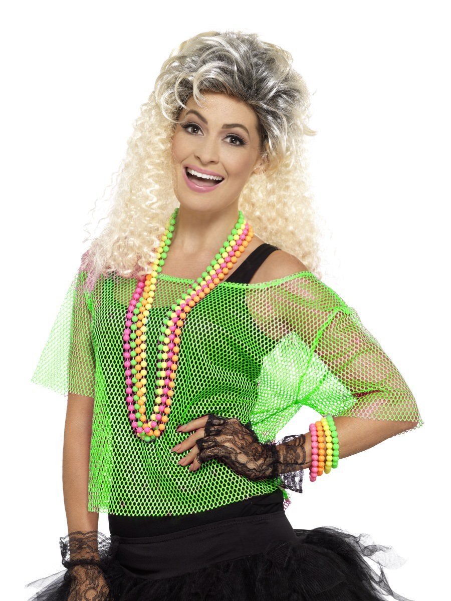 Fishnet Top, Neon Green Wholesale