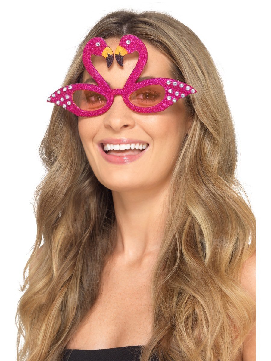 Flamingo Sparkle Glasses Wholesale