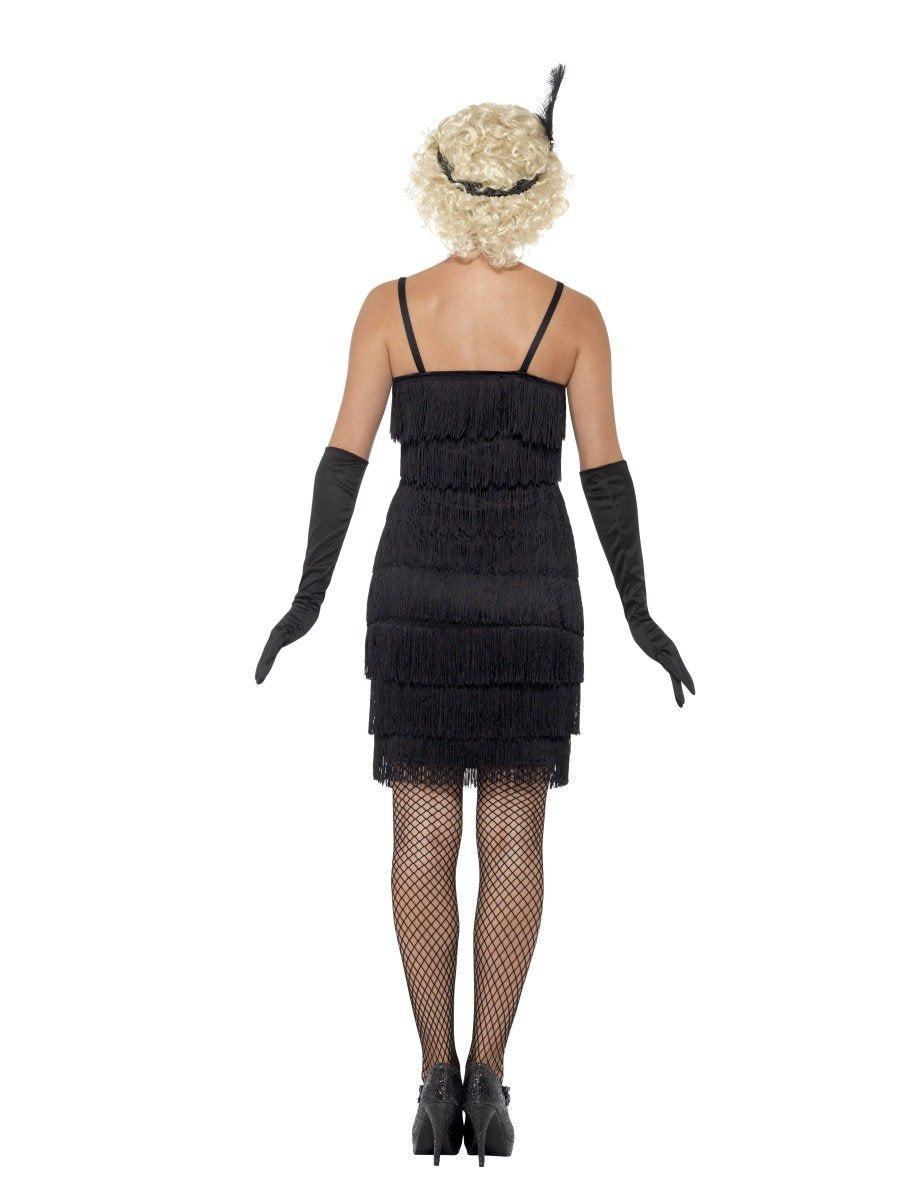 Flapper Costume, Black, with Short Dress Wholesale