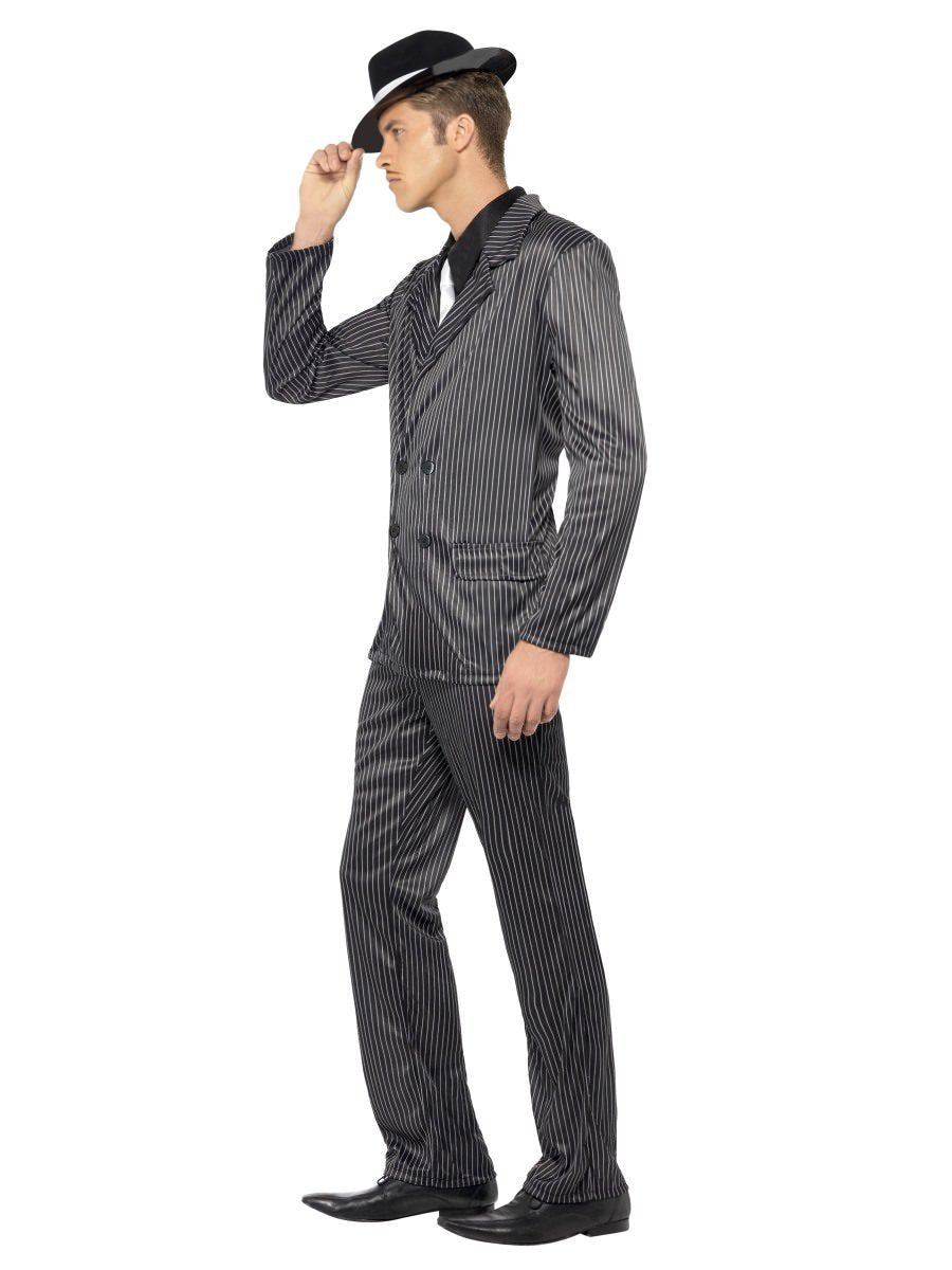 Gangster Costume, Black, Pinstripe Wholesale