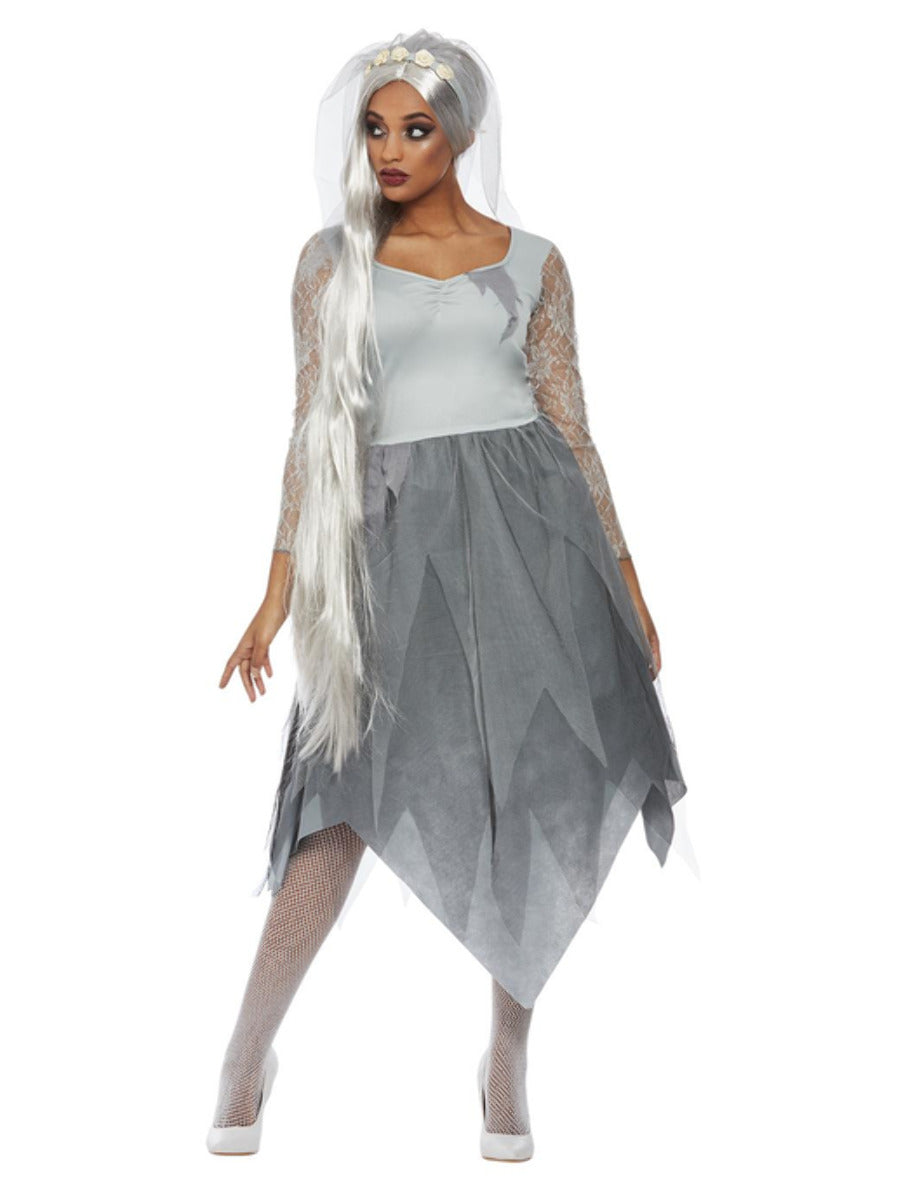 Grave Yard Bride Costume Grey WHOLESALE Alternative 1