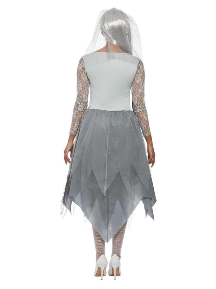 Grave Yard Bride Costume Grey WHOLESALE Back